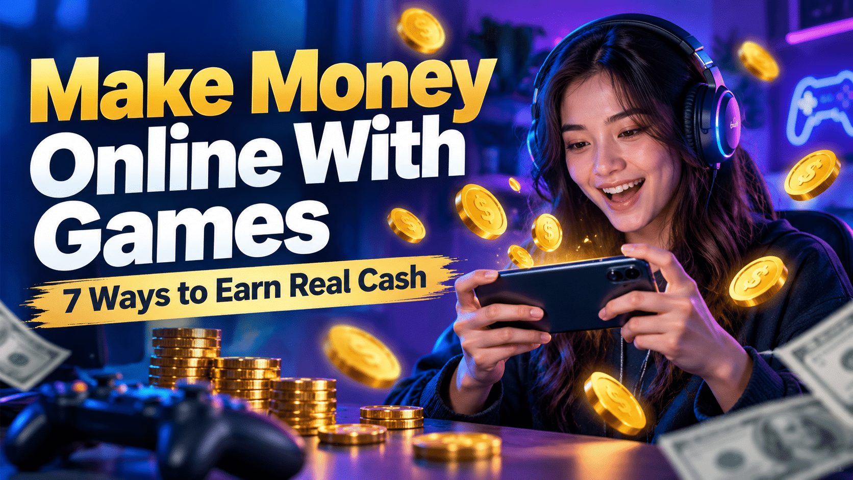Make Money Online With Games: 7 Great Ways to Earn Real Cash 1 make money online with games